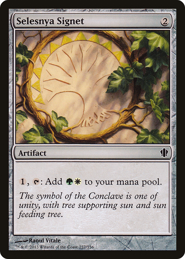 Image of Selesnya Signet (C13-257) - Commander 2013