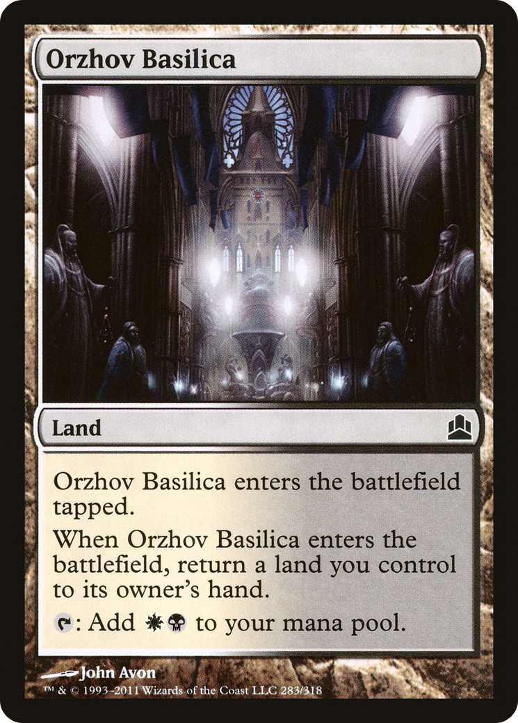 Image of Orzhov Basilica (CMD-283) - Commander 2011