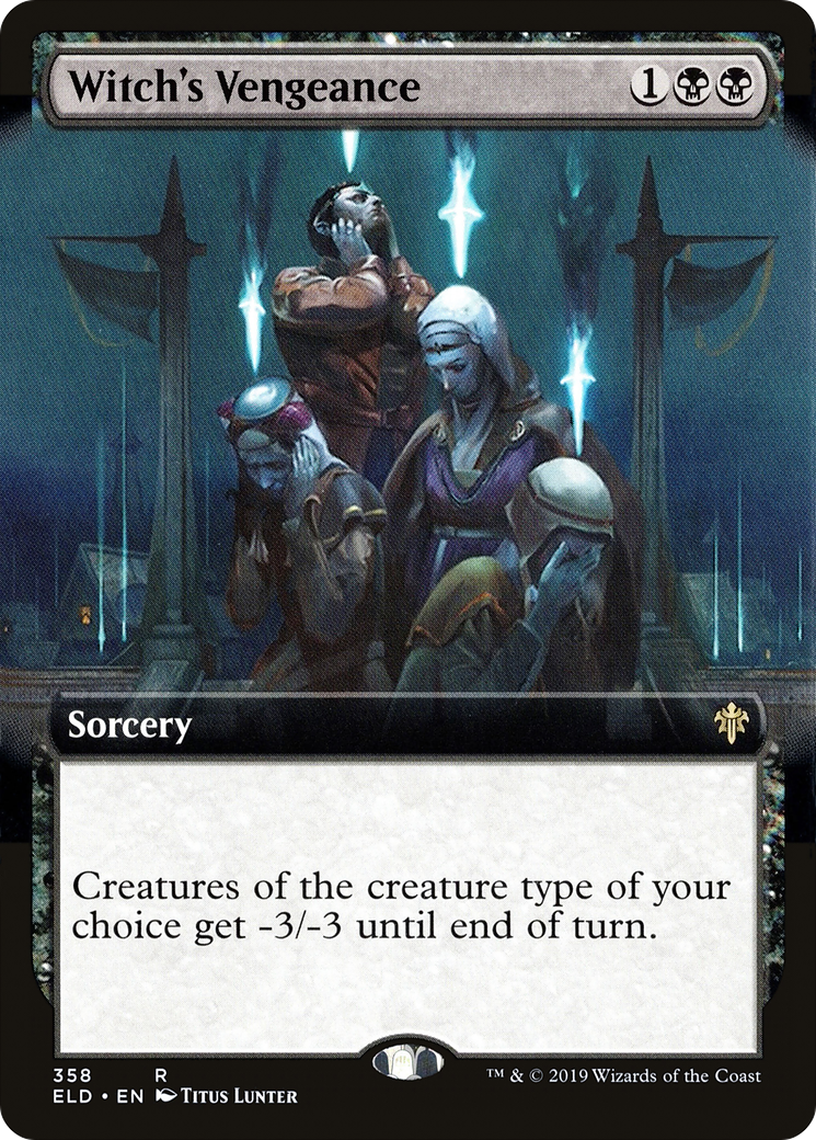 Image of Witch's Vengeance (Extended Art) (ELD-358) - Throne of Eldraine: (Extended Art)