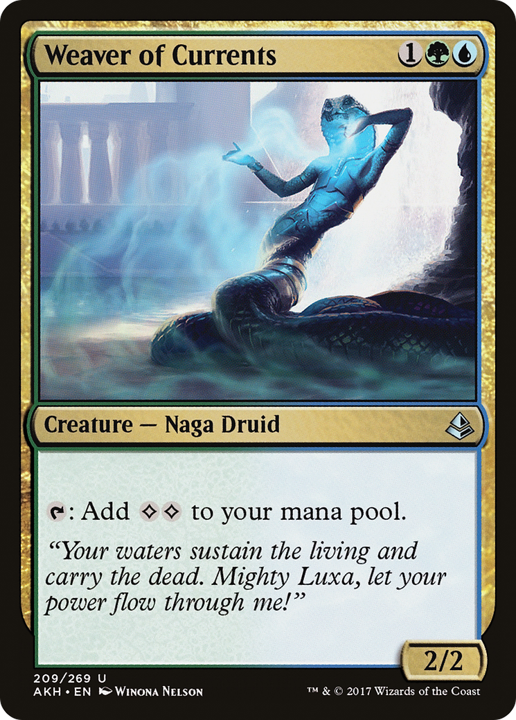 Image of Weaver of Currents (AKH-209) - Amonkhet Foil