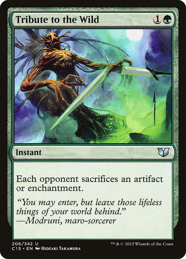 Image of Tribute to the Wild (C15-206) - Commander 2015