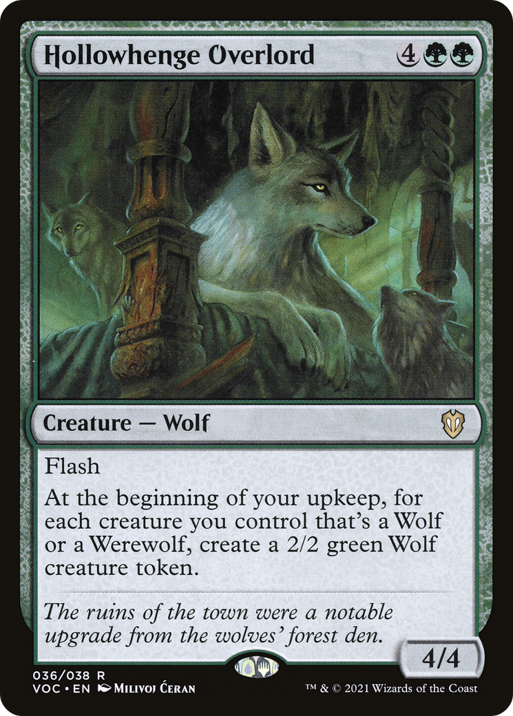 Image of Hollowhenge Overlord (VOC-036) - Crimson Vow Commander