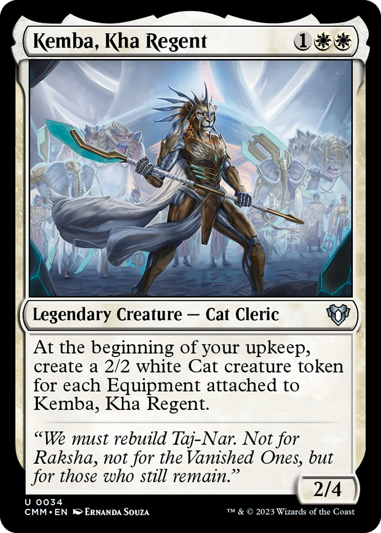 Image of Kemba, Kha Regent (CMM-034) - Commander Masters Foil