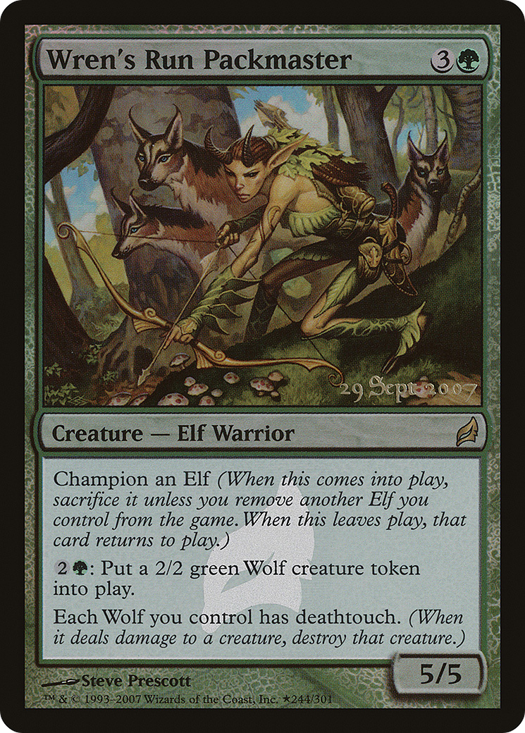 Image of Wren's Run Packmaster (PRE-244) - Lorwyn Promos Foil