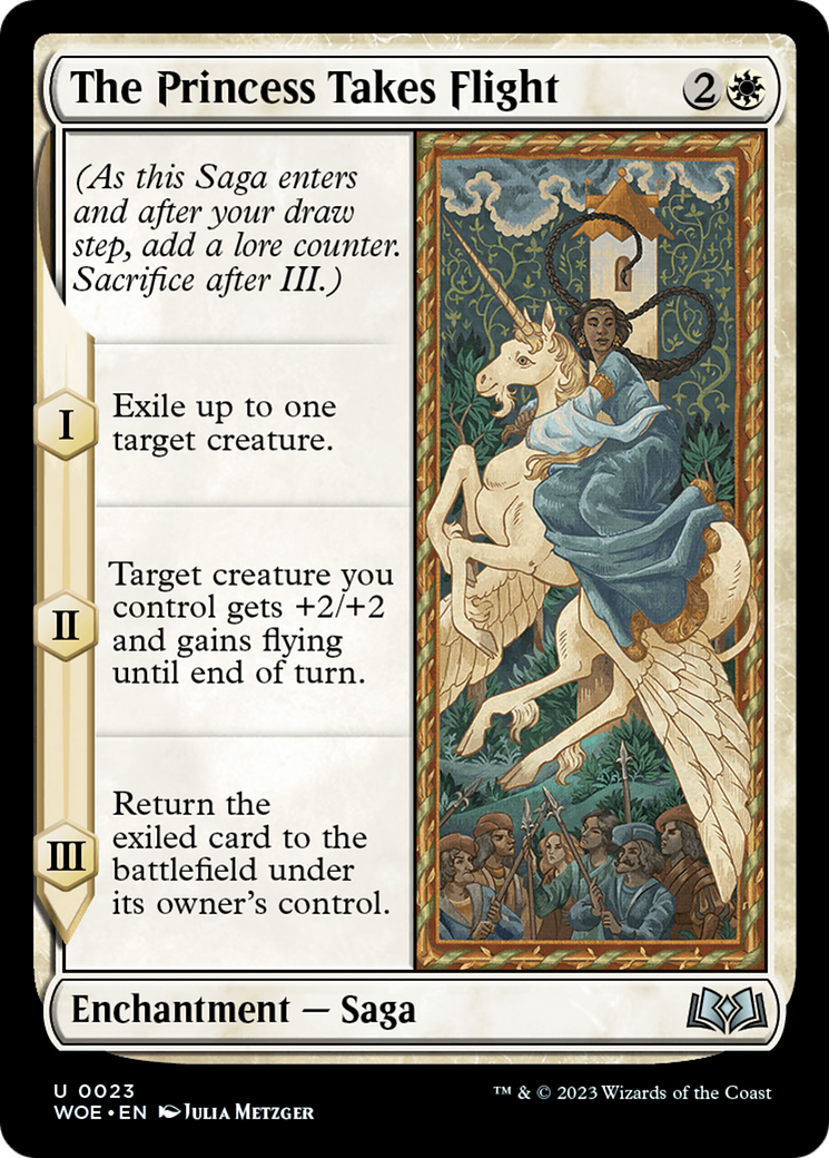 Image of The Princess Takes Flight (WOE-023) - Wilds of Eldraine