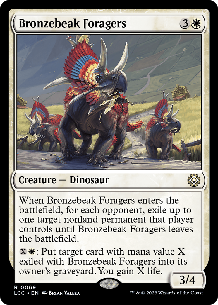 Image of Bronzebeak Foragers (LCC-069) - The Lost Caverns of Ixalan Commander