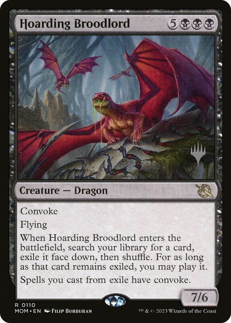 Image of Hoarding Broodlord (PPMOM-110) - March of the Machine Promos Foil