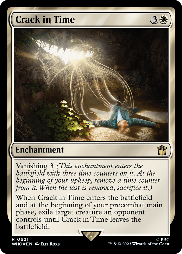 Image of Crack in Time (Surge Foil) (WHO-621) - Doctor Who Foil