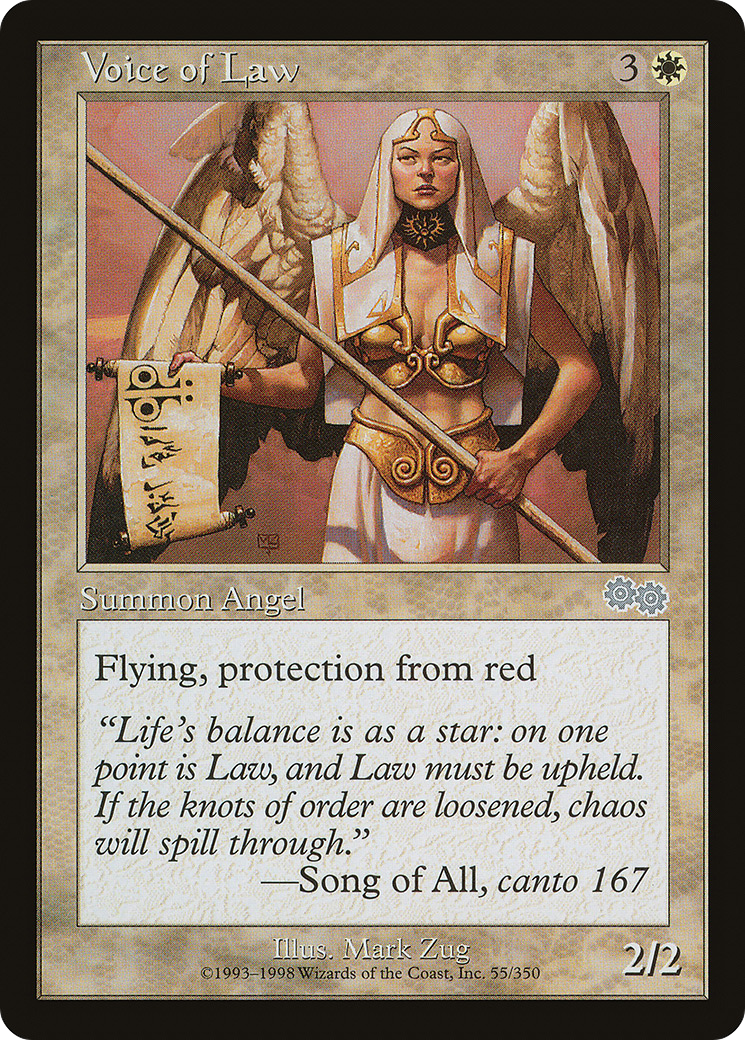 Image of Voice of Law (USG-055) - Urza's Saga