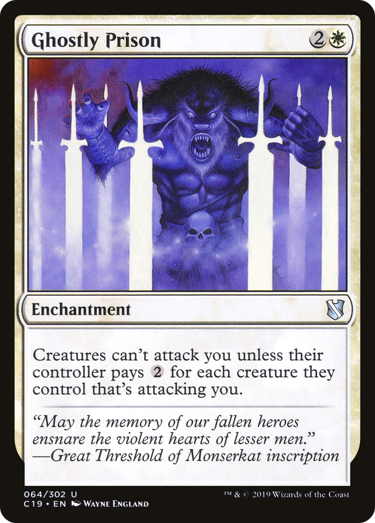 Image of Ghostly Prison (C19-064) - Commander 2019