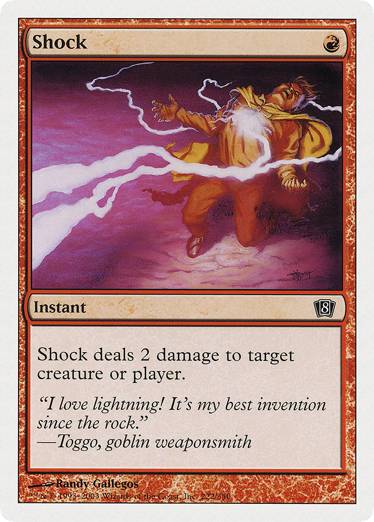 Image of Shock (8ED-222) - 8th Edition Foil