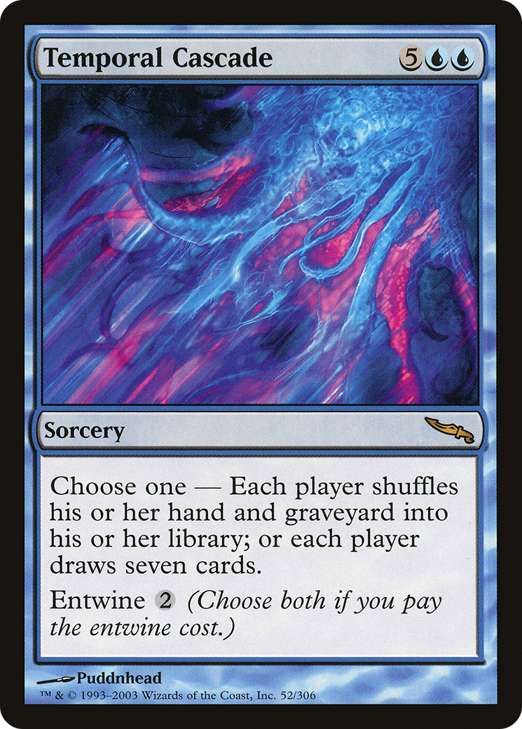 Image of Temporal Cascade (MRD-052) - Mirrodin Foil