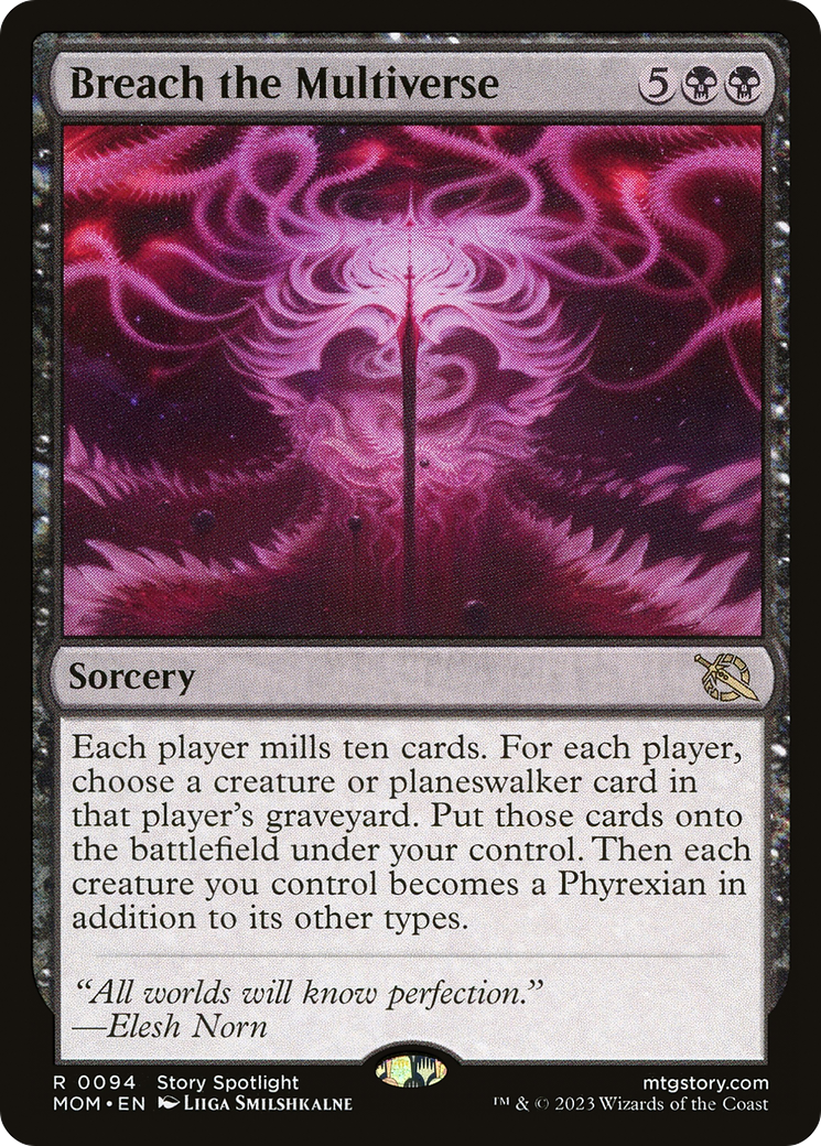 Image of Breach the Multiverse (MOM-094) - March of the Machine Foil