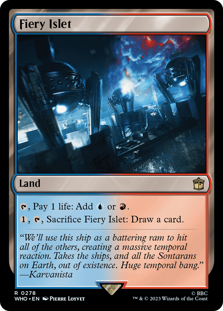 Image of Fiery Islet (WHO-278) - Doctor Who Foil