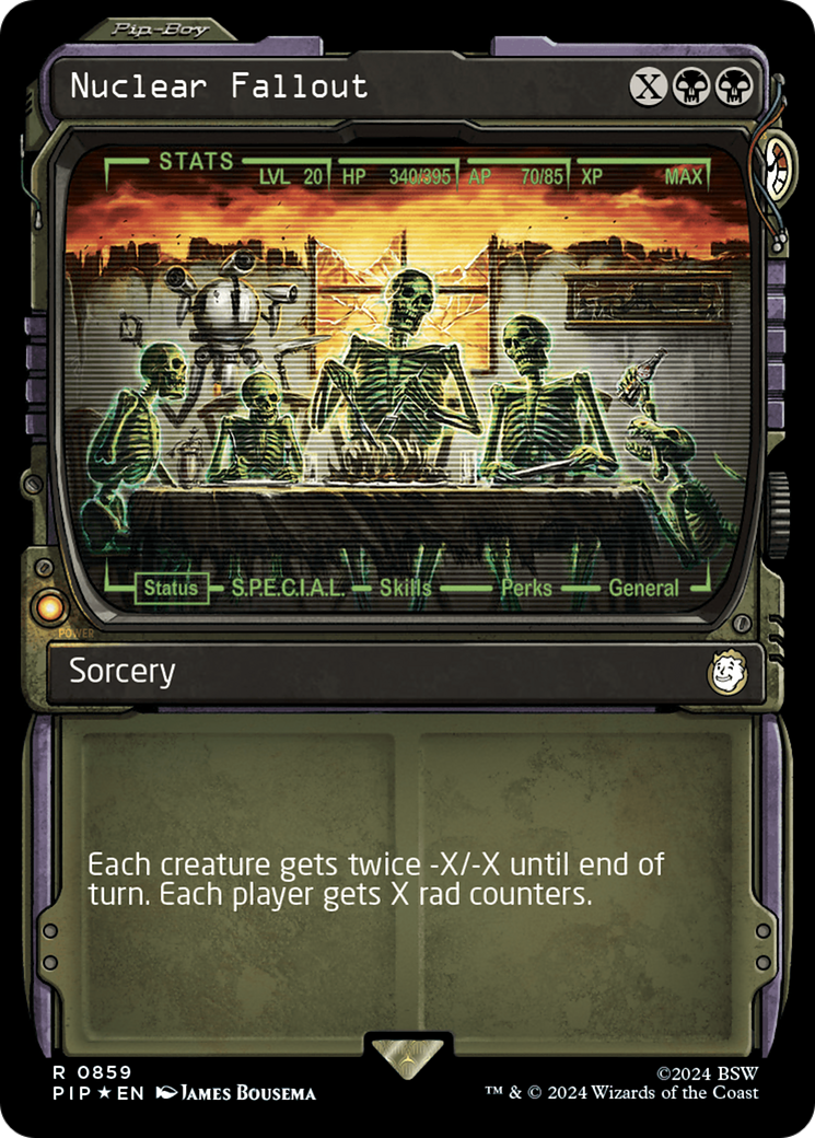 Image of Nuclear Fallout (Showcase) (Surge Foil) (PIP-859) - Fallout: (Showcase) Foil