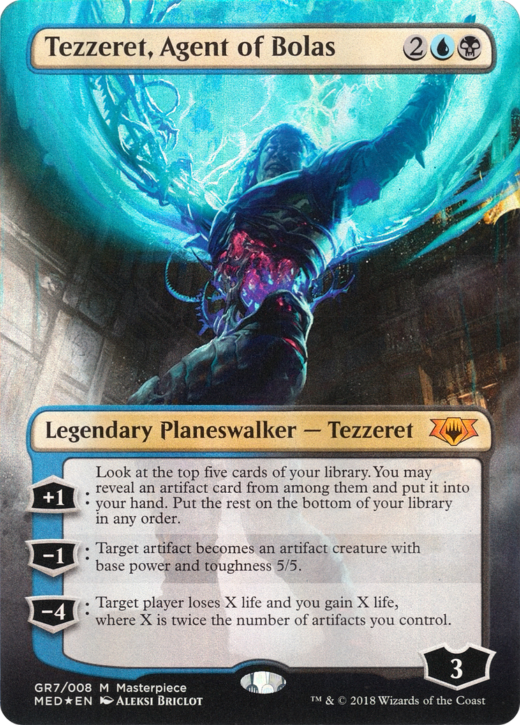 Image of Tezzeret, Agent of Bolas (MED-GR7) - Mythic Edition (Borderless) Foil