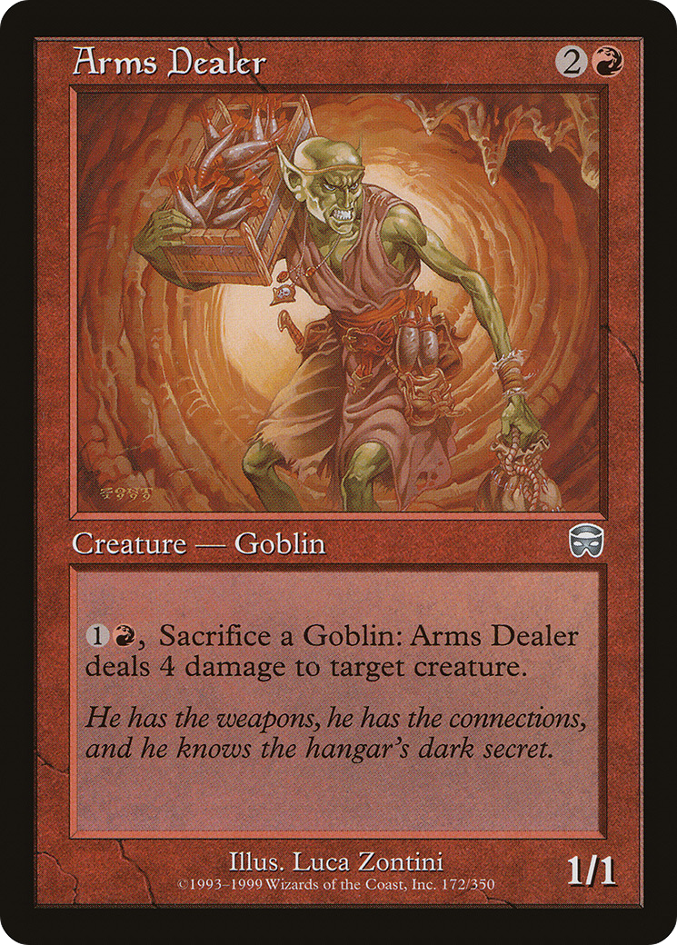 Image of Arms Dealer (MMQ-172) - Mercadian Masques Foil