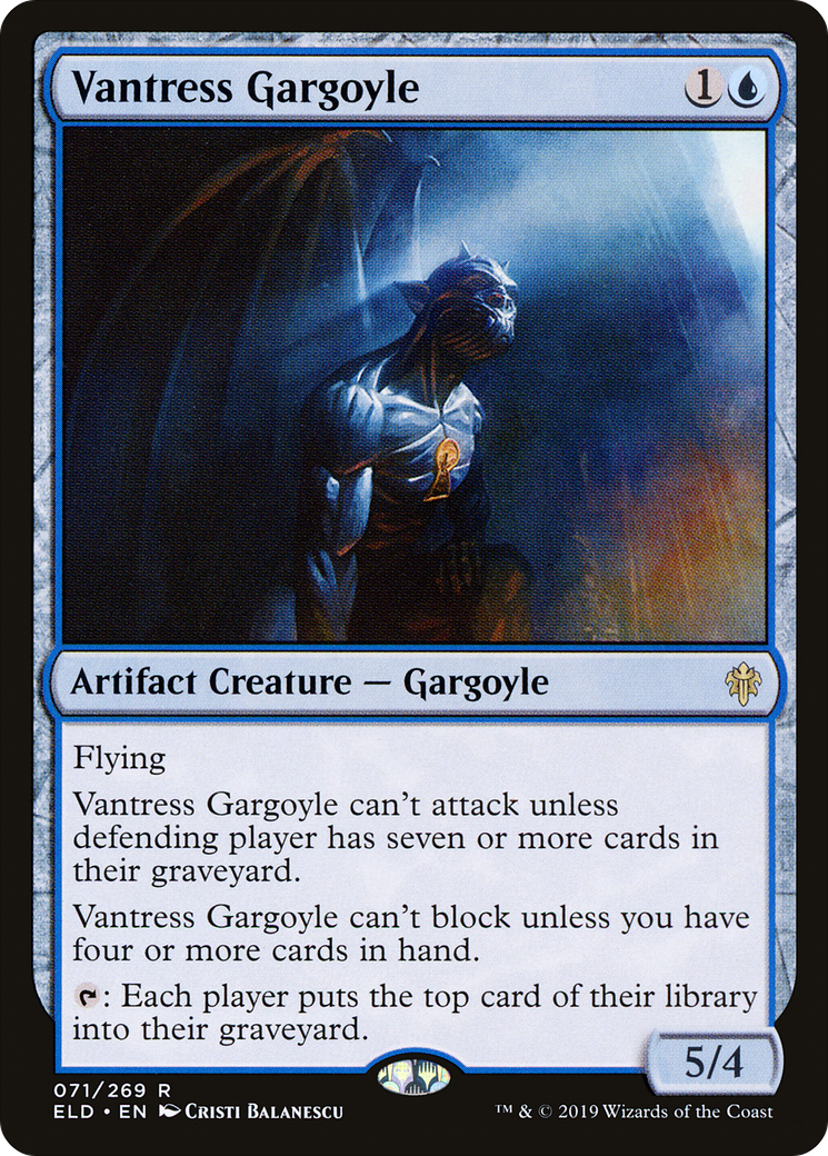 Image of Vantress Gargoyle (ELD-071) - Throne of Eldraine Foil
