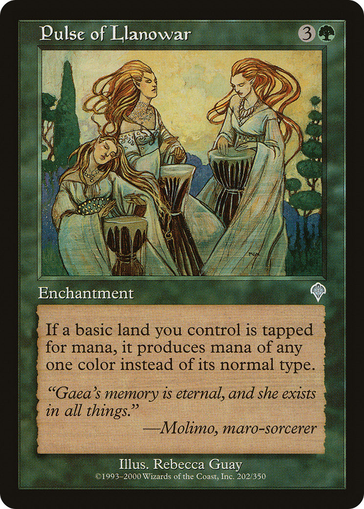 Image of Pulse of Llanowar (INV-202) - Invasion