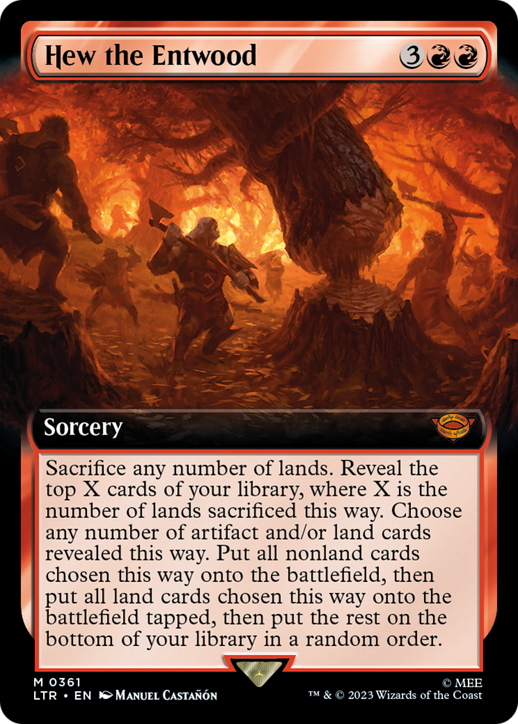 Image of Hew the Entwood (Extended Art) (LTR-361) - The Lord of the Rings: Tales of Middle-earth: (Extended Art)