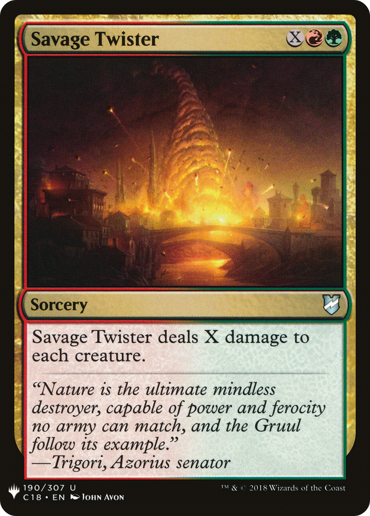 Image of Savage Twister (LIST-C18-190) - The List