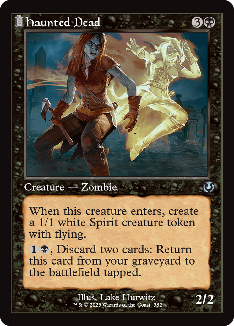 Image of Haunted Dead (Retro Frame) (INR-382) - Innistrad Remastered
