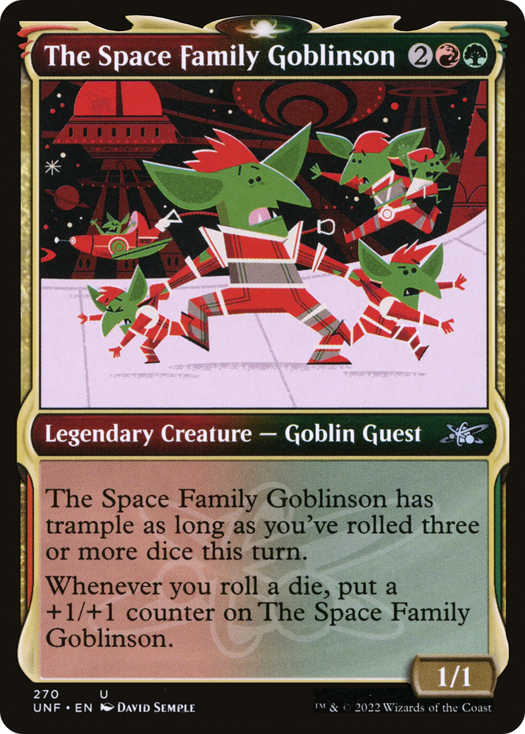 Image of The Space Family Goblinson (Showcase) (UNF-270) - Unfinity: (Showcase)