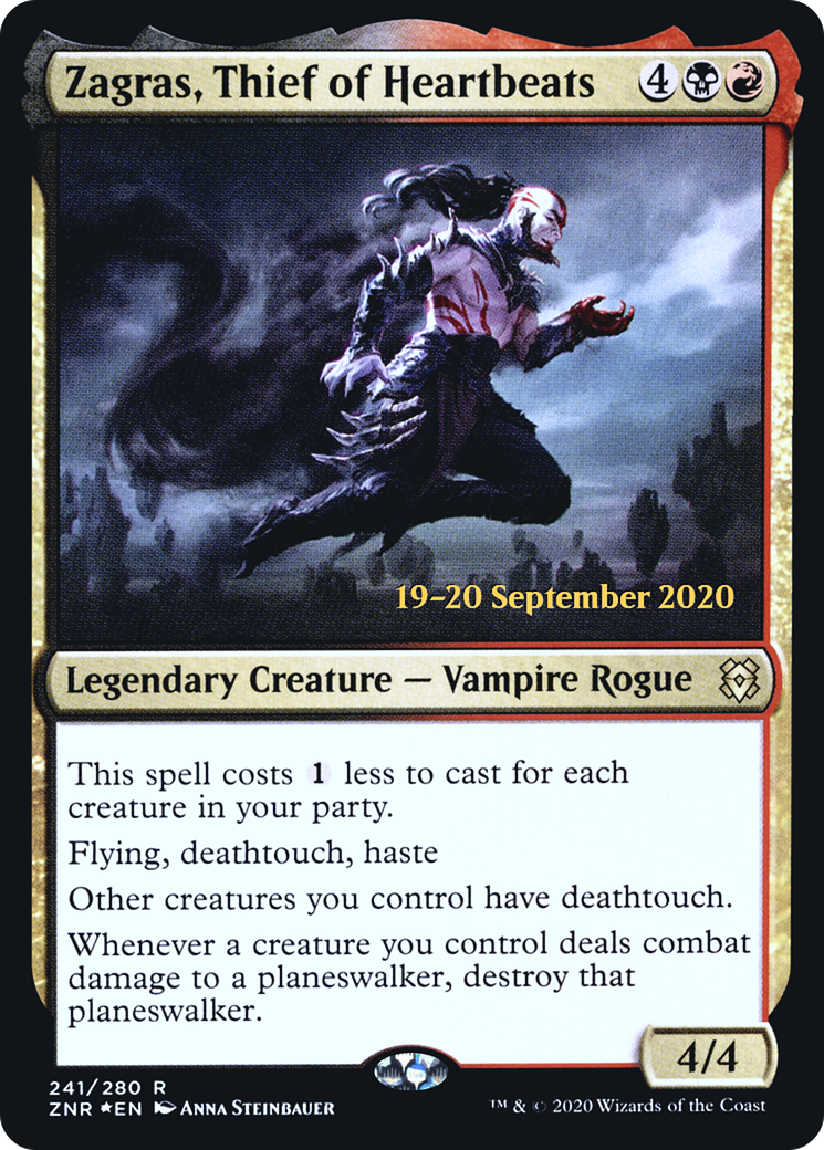 Image of Zagras, Thief of Heartbeats (PRE-241) - Zendikar Rising Promos Foil