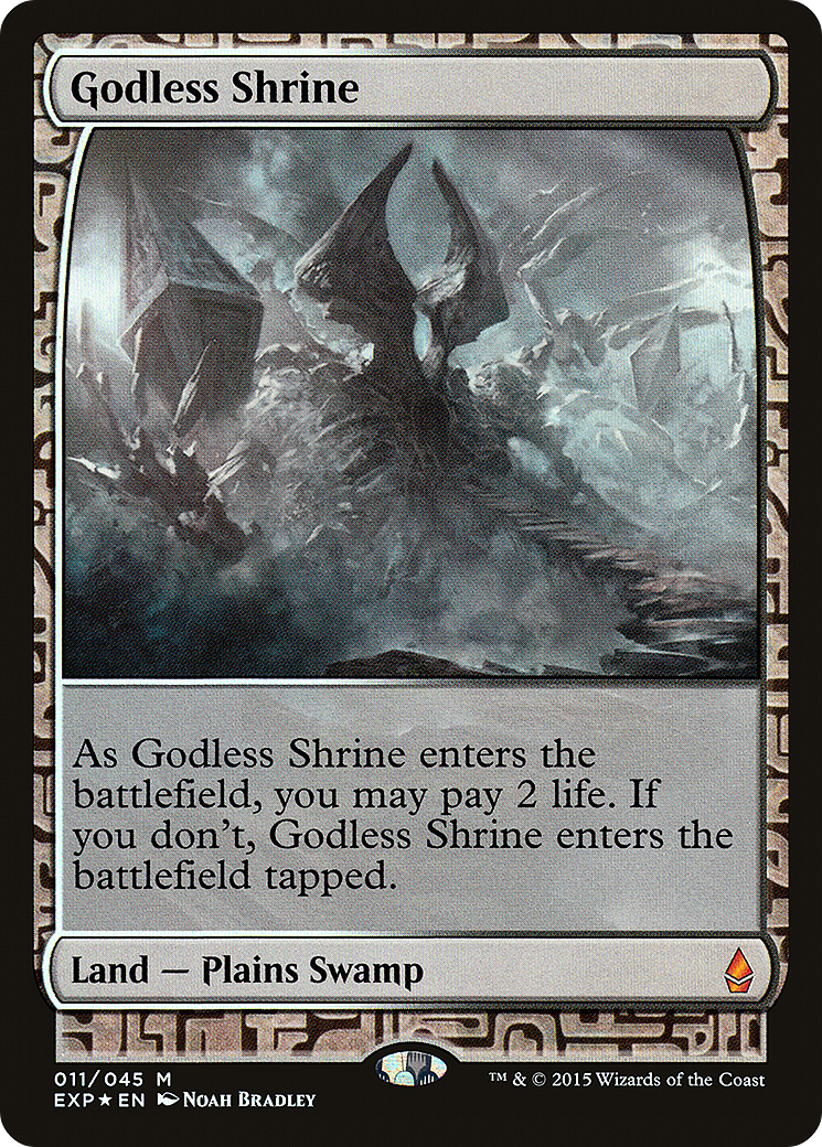 Image of Godless Shrine (EXP-011) - Zendikar Expeditions Foil