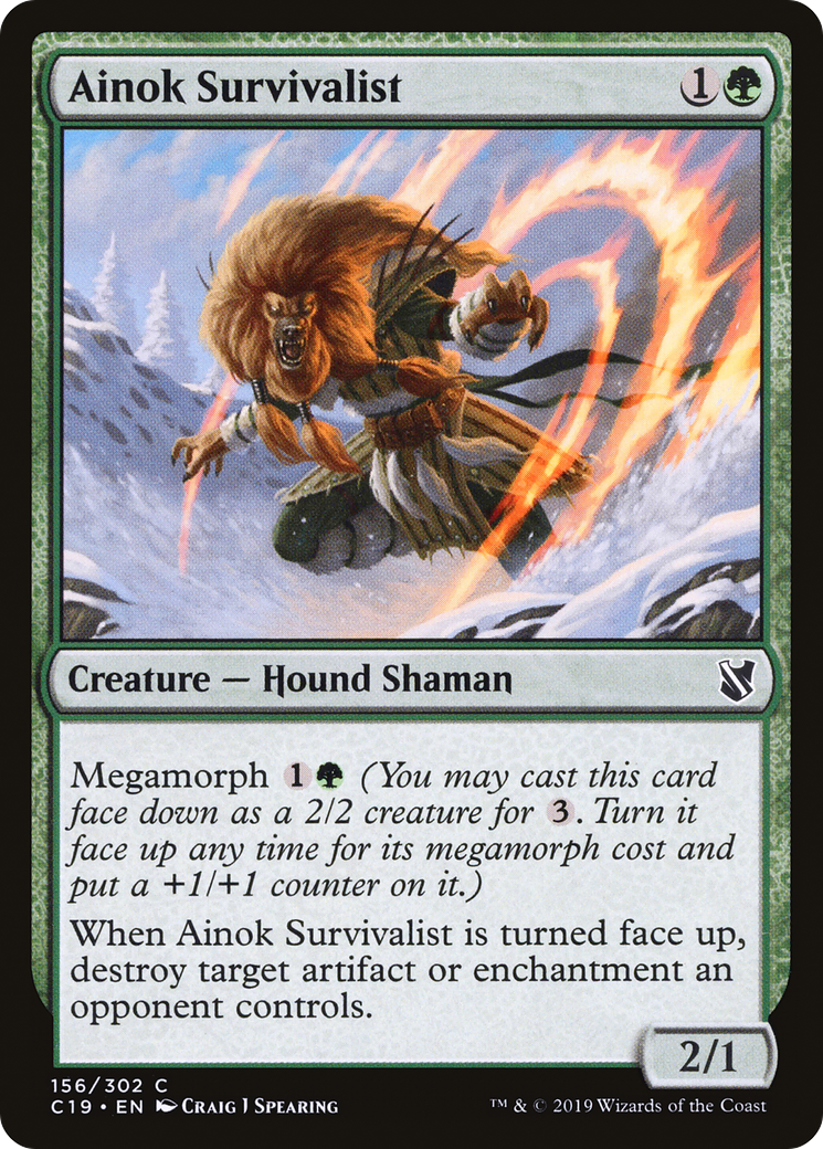 Image of Ainok Survivalist (C19-156) - Commander 2019