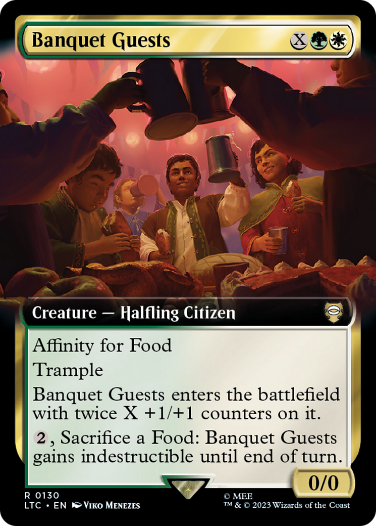 Image of Banquet Guests (Extended Art) (LTC-130) - Tales of Middle-earth Commander: (Extended Art) Foil