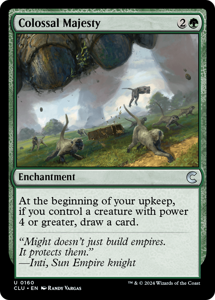 Image of Colossal Majesty (CLU-160) - Ravnica: Clue Edition