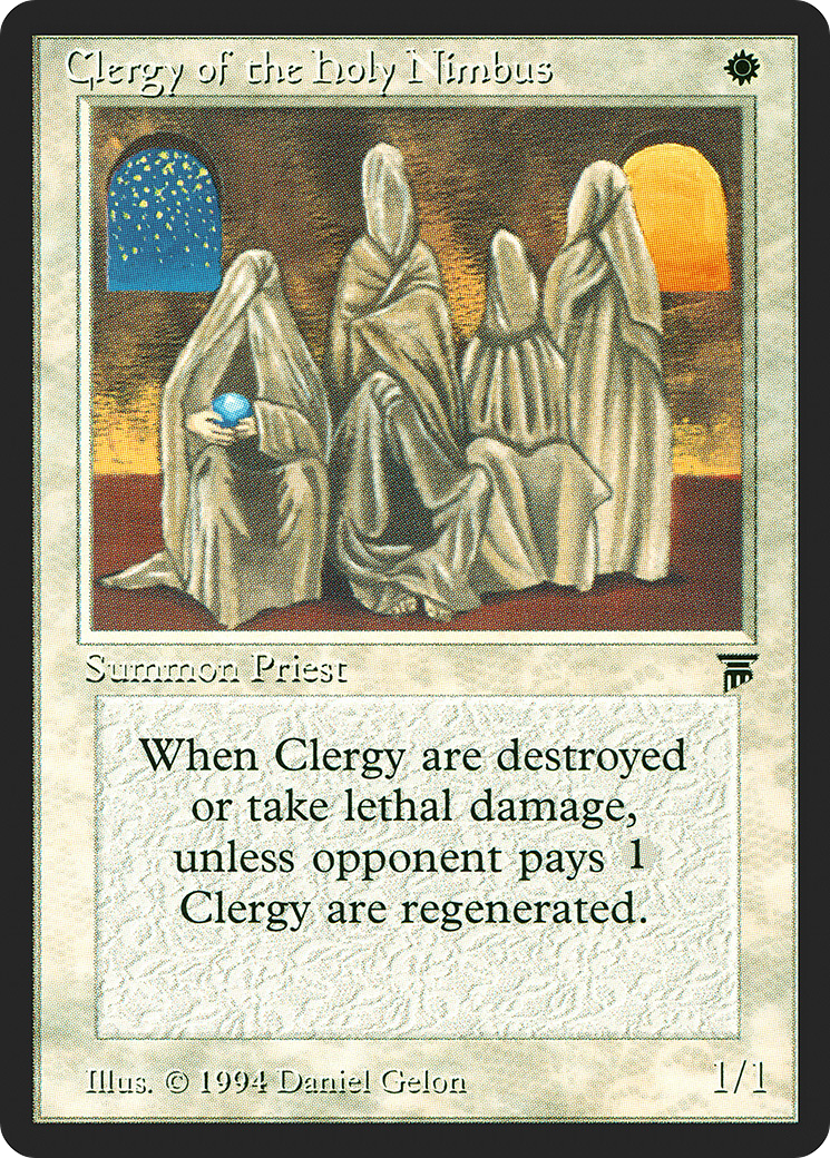 Image of Clergy of the Holy Nimbus (LEG-) - Legends