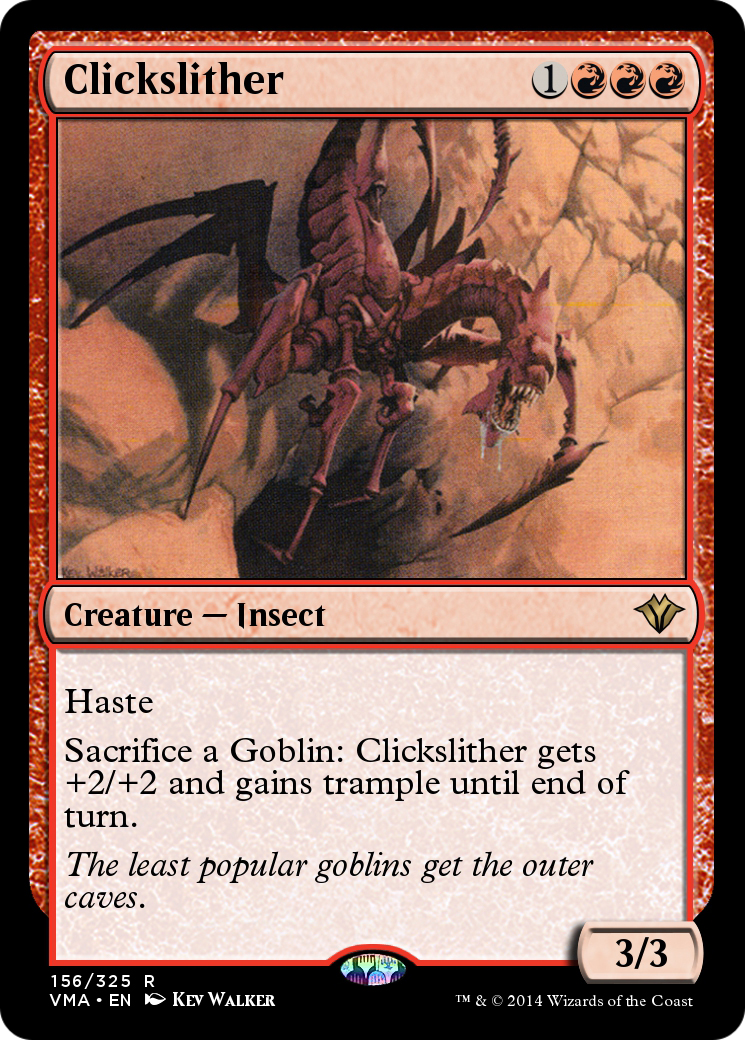 Image of Clickslither (VMA-156) - Vintage Masters Foil
