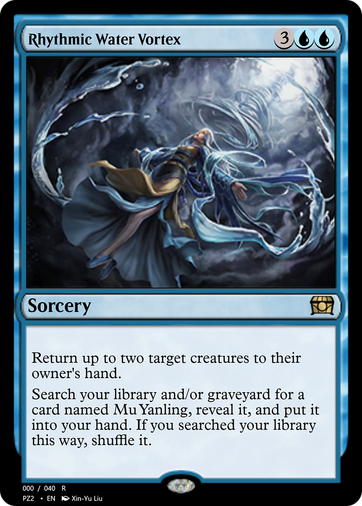 Image of Rhythmic Water Vortex (PZ2-70839) - Treasure Chest Foil