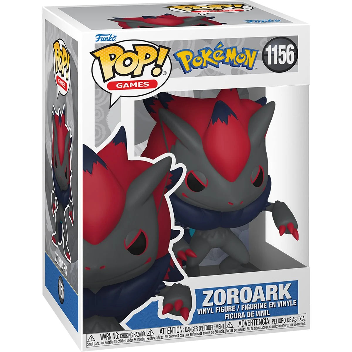 Image of Pokemon Zoroark Funko Pop! Vinyl Figure #1156