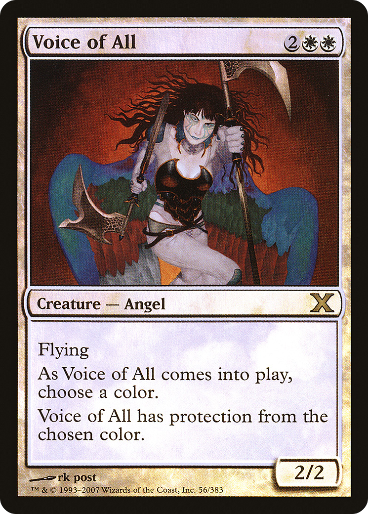 Image of Voice of All (10E-56★) - Tenth Edition Foil