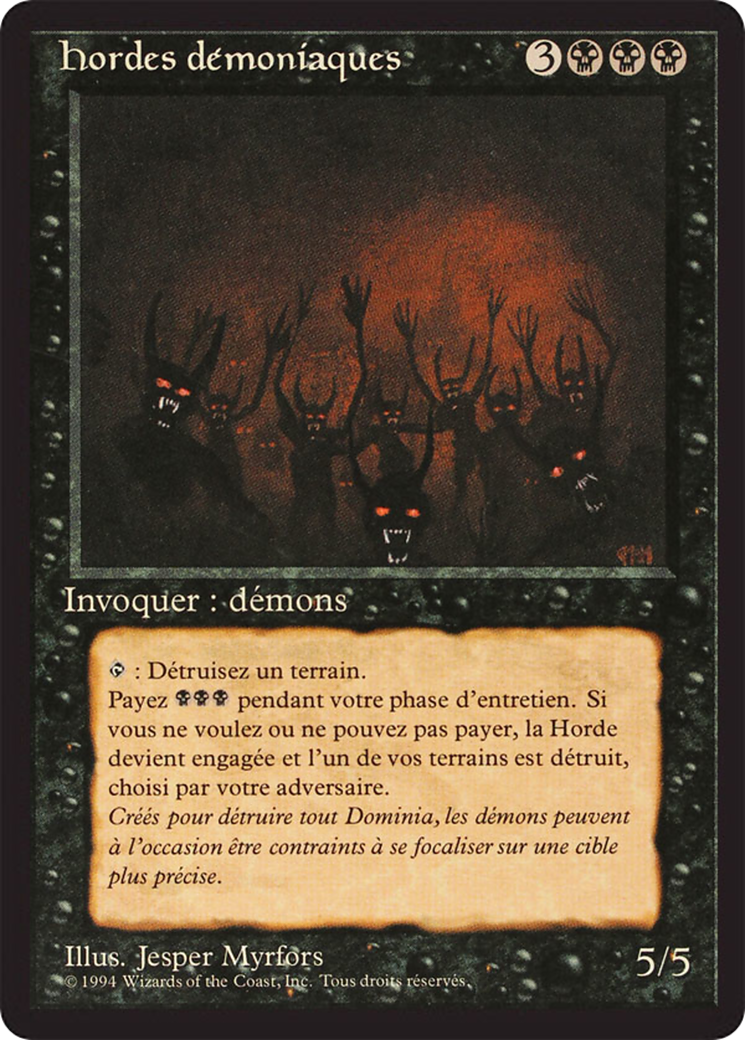 Image of Demonic Hordes (FBB-) - Foreign Black Border
