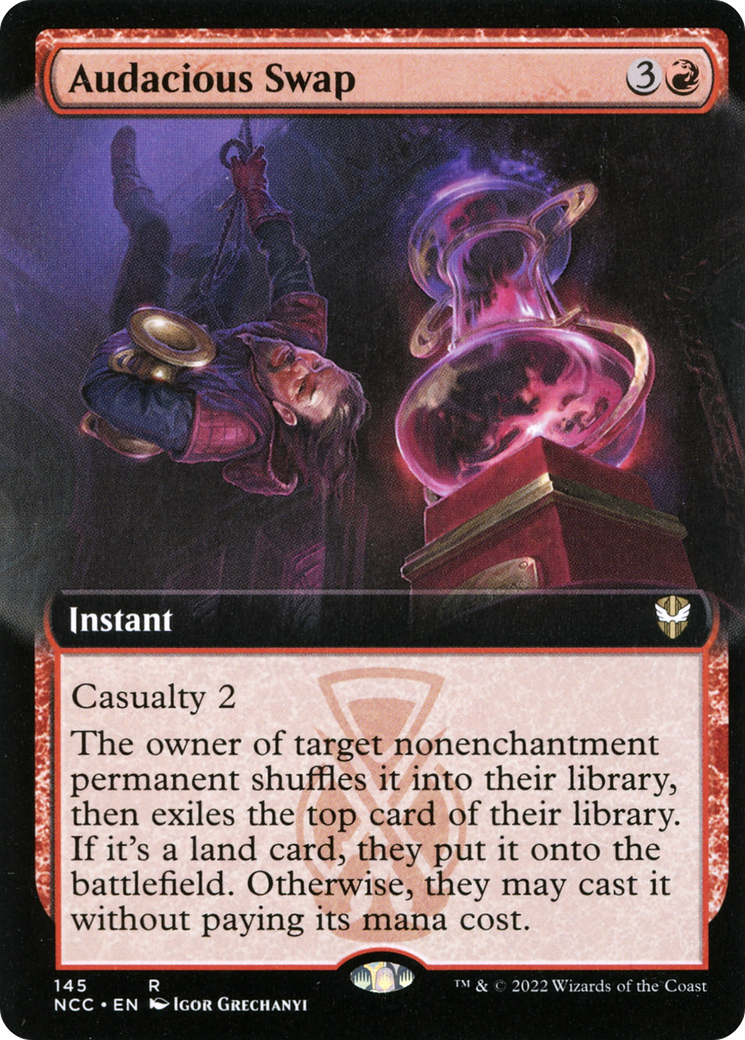 Image of Audacious Swap (Extended Art) (NCC-145) - New Capenna Commander: (Extended Art)