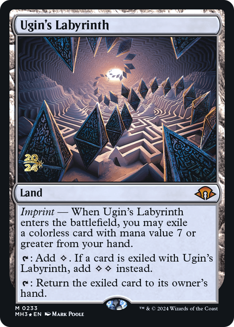 Image of Ugin's Labyrinth (PRE-233) - Modern Horizons 3 Promos Foil