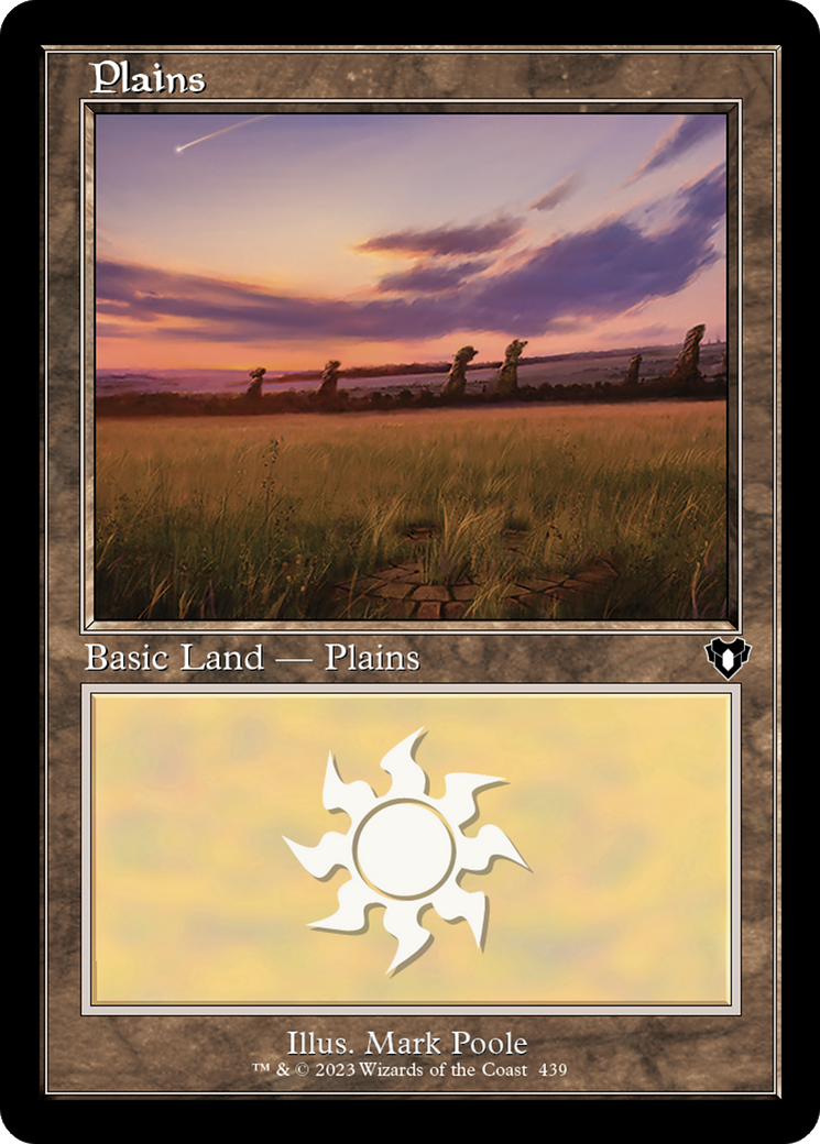Image of Plains (439) (Retro Frame) (CMM-439) - Commander Masters