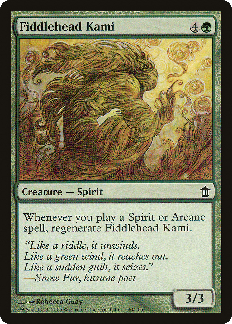 Image of Fiddlehead Kami (SOK-130) - Saviors of Kamigawa