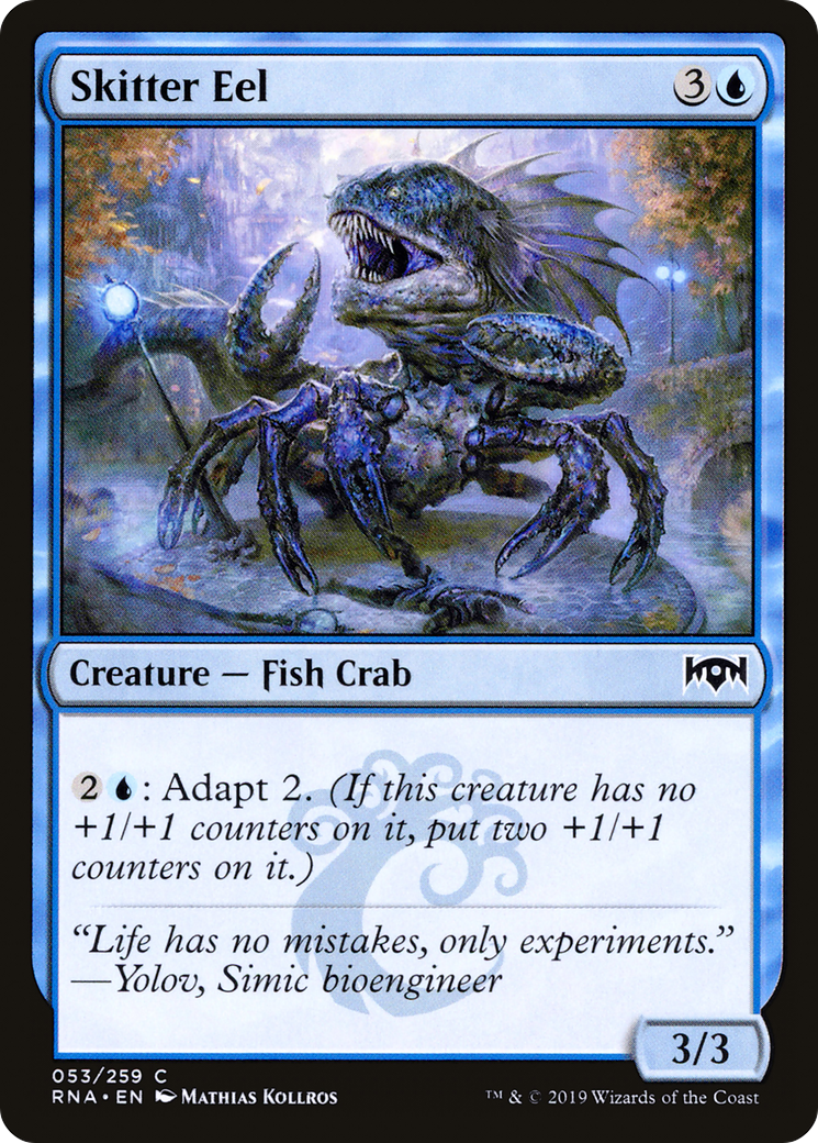 Image of Skitter Eel (RNA-053) - Ravnica Allegiance