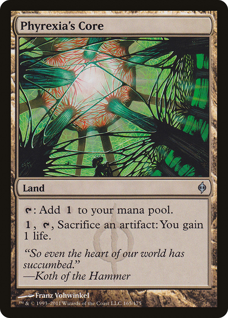 Image of Phyrexia's Core (NPH-165) - New Phyrexia