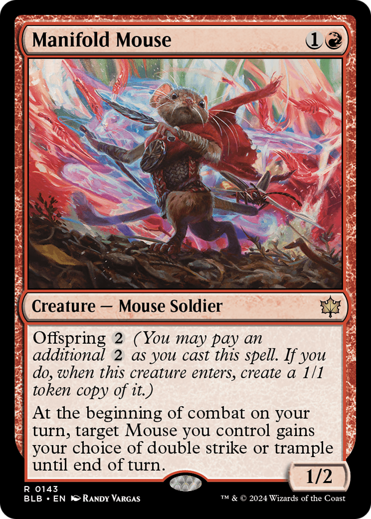 Image of Manifold Mouse (BLB-143) - Bloomburrow