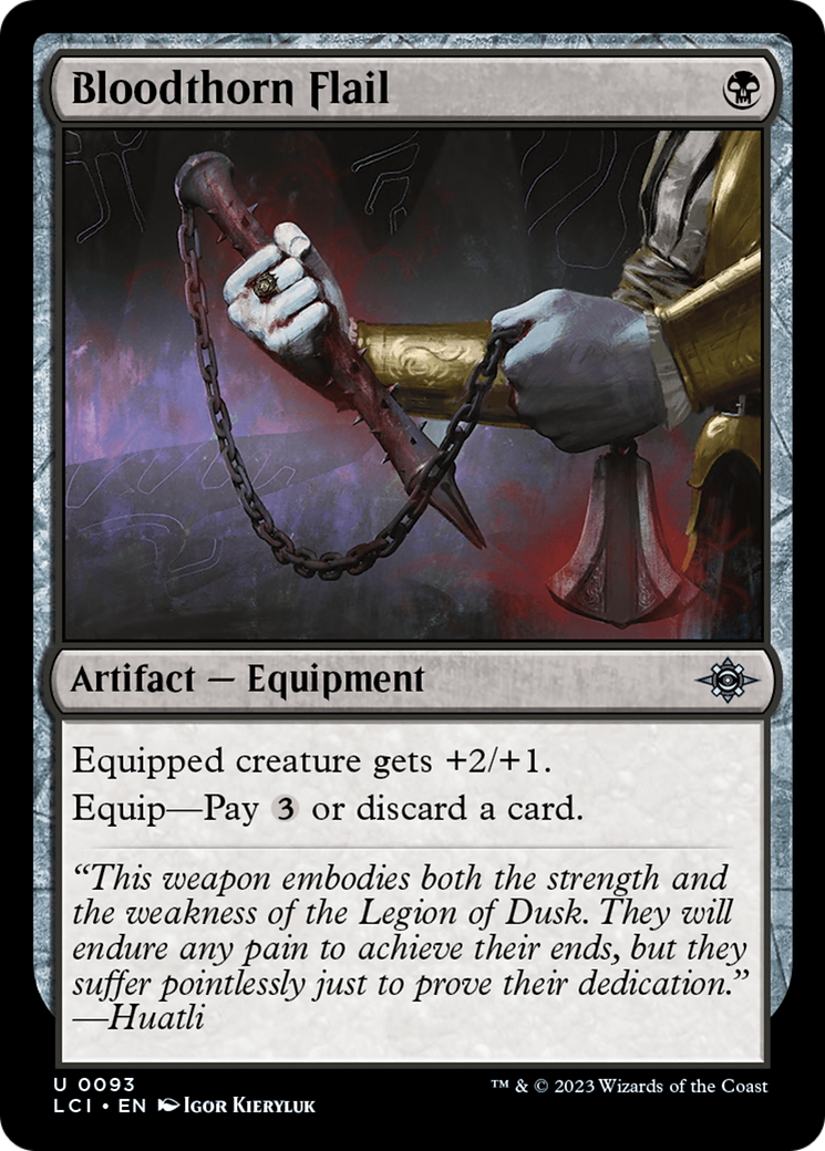Image of Bloodthorn Flail (LCI-093) - The Lost Caverns of Ixalan Foil