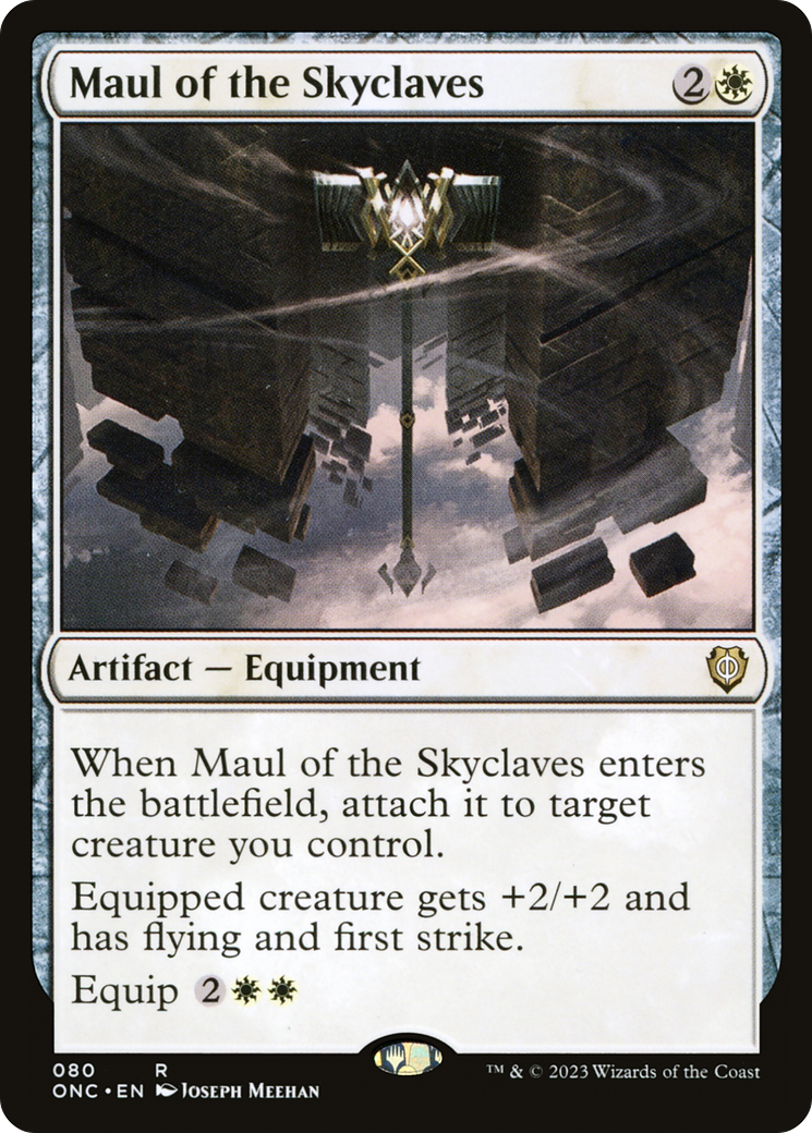 Image of Maul of the Skyclaves (ONC-080) - Phyrexia: All Will Be One Commander