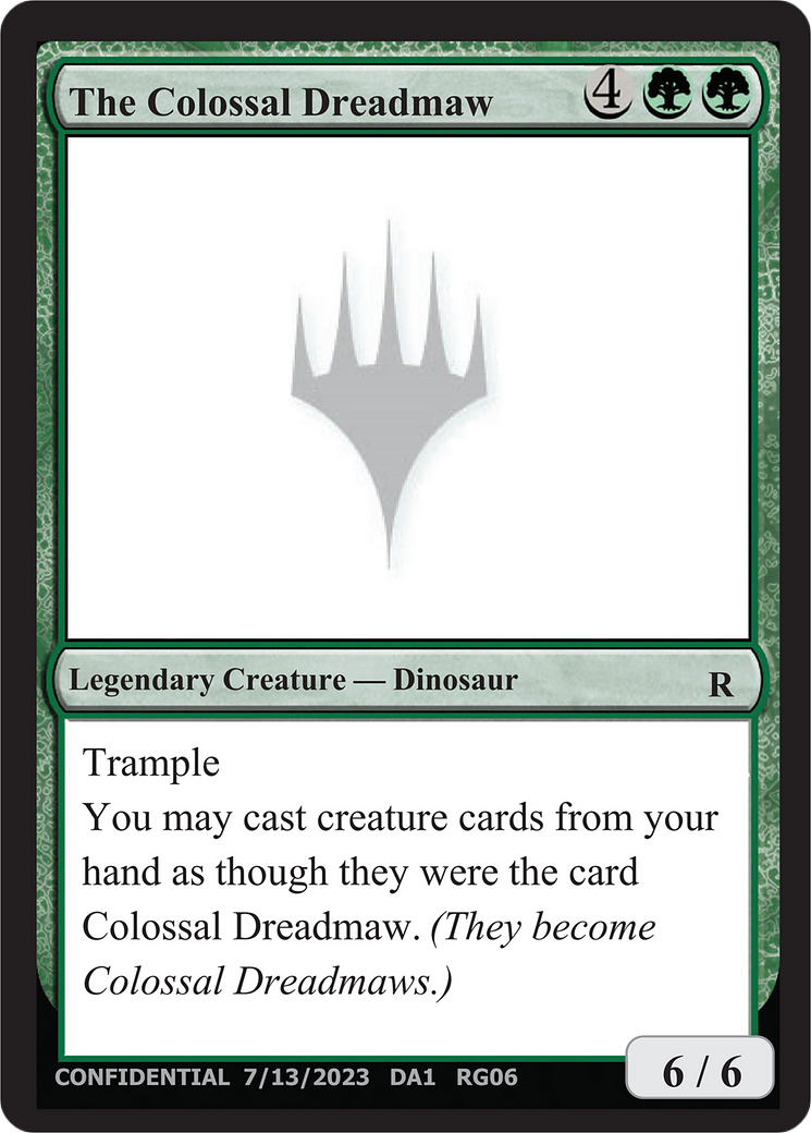 Image of The Colossal Dreadmaw (UNK-RG06B) - Unknown Event