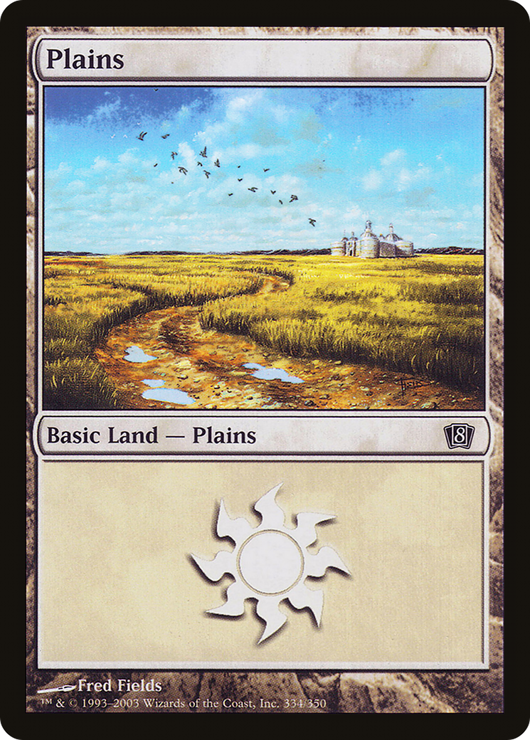 Image of Plains (334) (8ED-334) - 8th Edition Foil