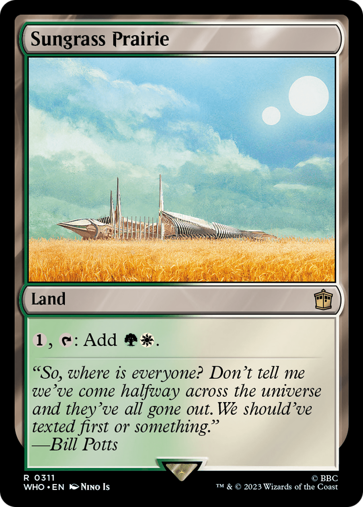 Image of Sungrass Prairie (WHO-311) - Doctor Who Foil